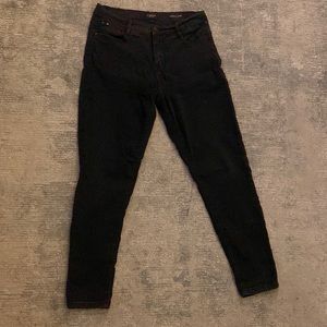 Curve Appeal Size 14/32 Essential Skinny Black Jeans